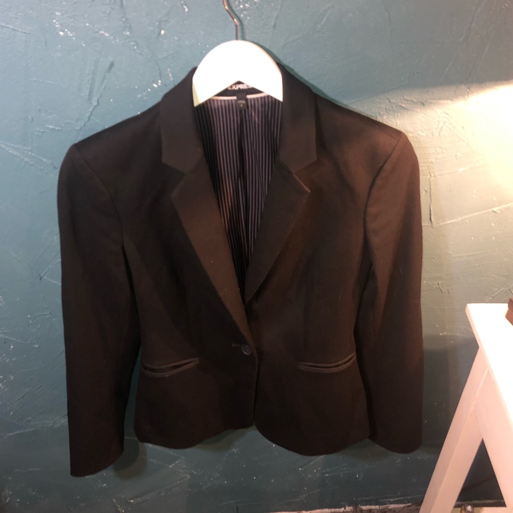 Express One-Button Blazer